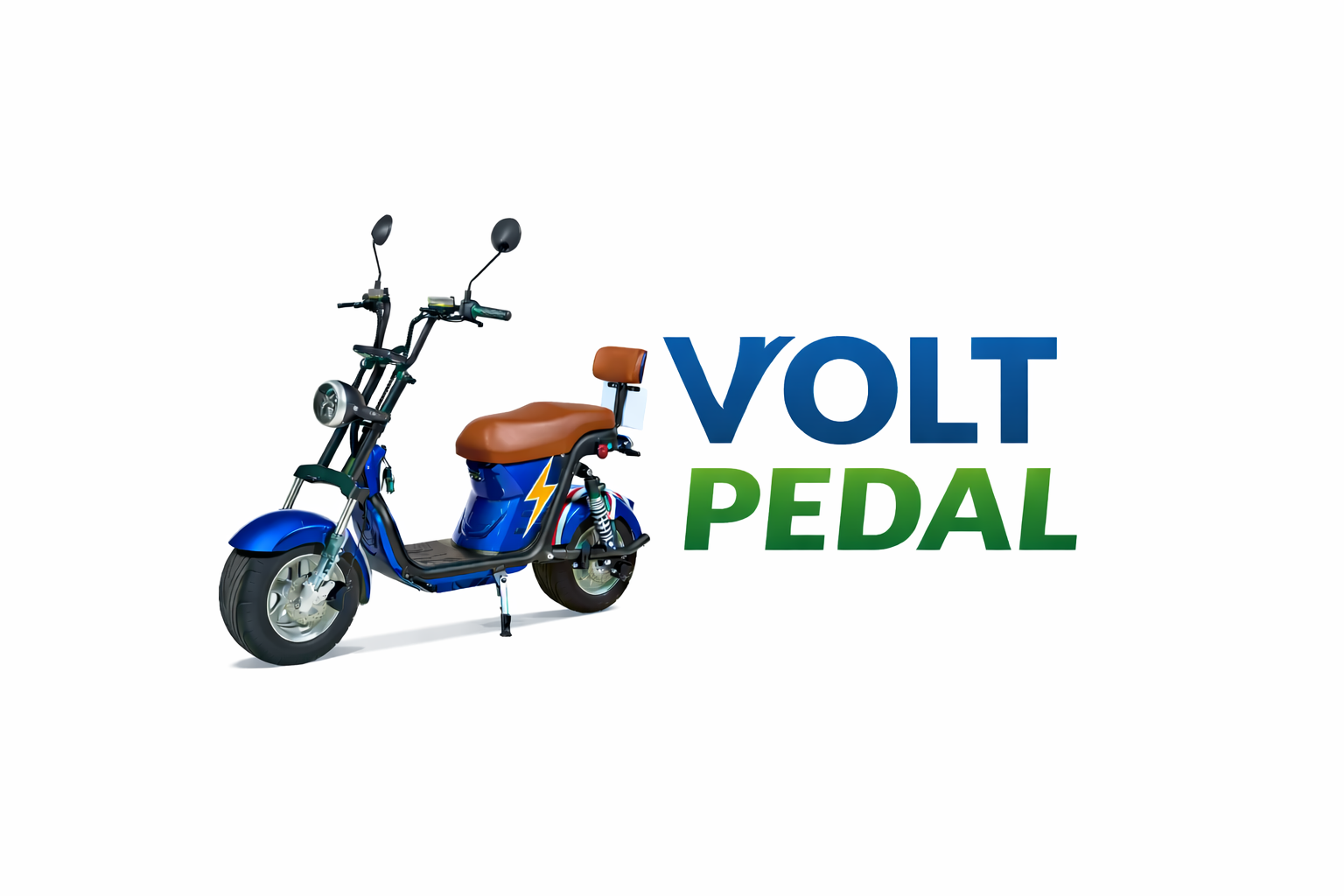 Logo do site VoltPedal sobre mobilidade elétrica, bicicletas elétricas e reviews tecnológicos