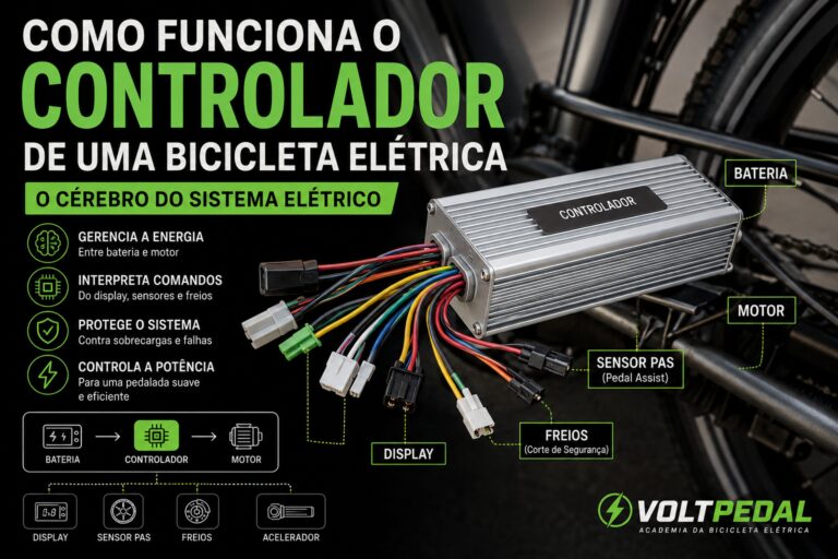 Como Funciona o Controlador de uma Bicicleta Elétrica: O Cérebro do Sistema Elétrico