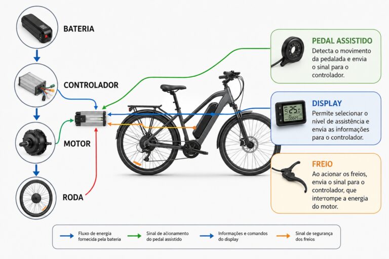 Como Funciona o Motor Elétrico de uma Bicicleta Elétrica? Guia Completo para Iniciantes
